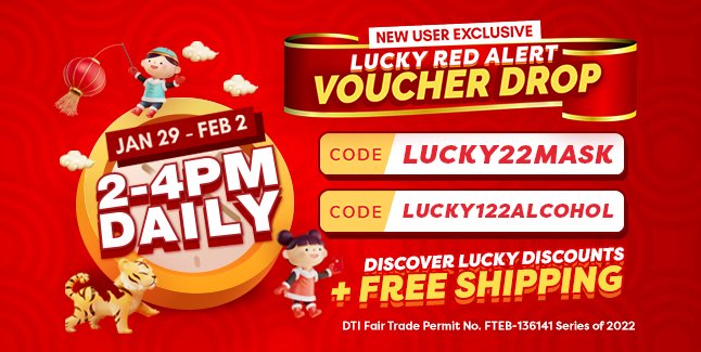 Lucky Red Alert Voucher Drop