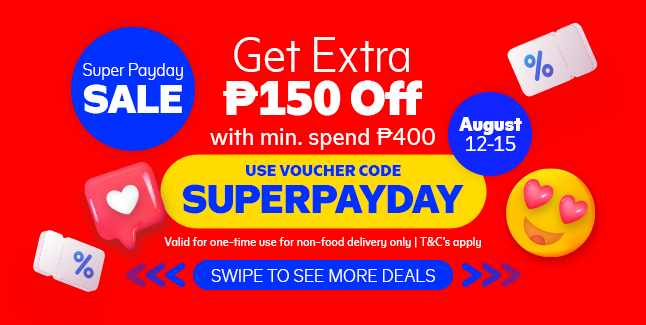 Super Payday Sale (Aug 12-15)
