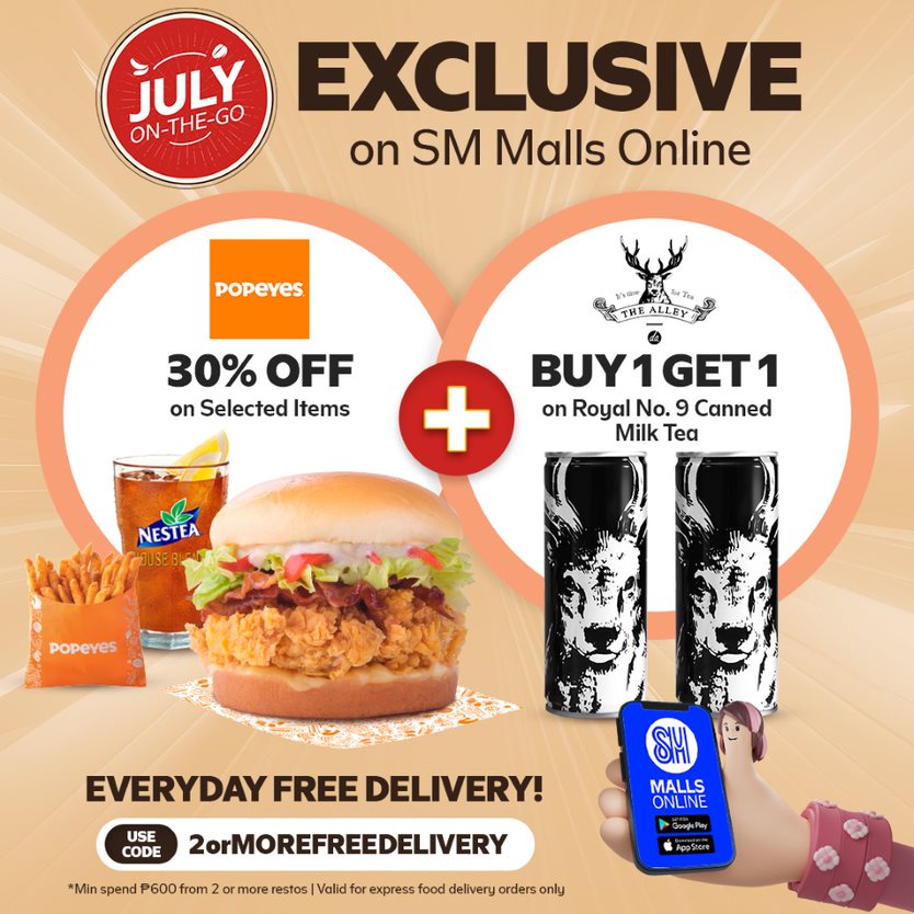 Exclusive Treats Only Available at SM Malls Online App!