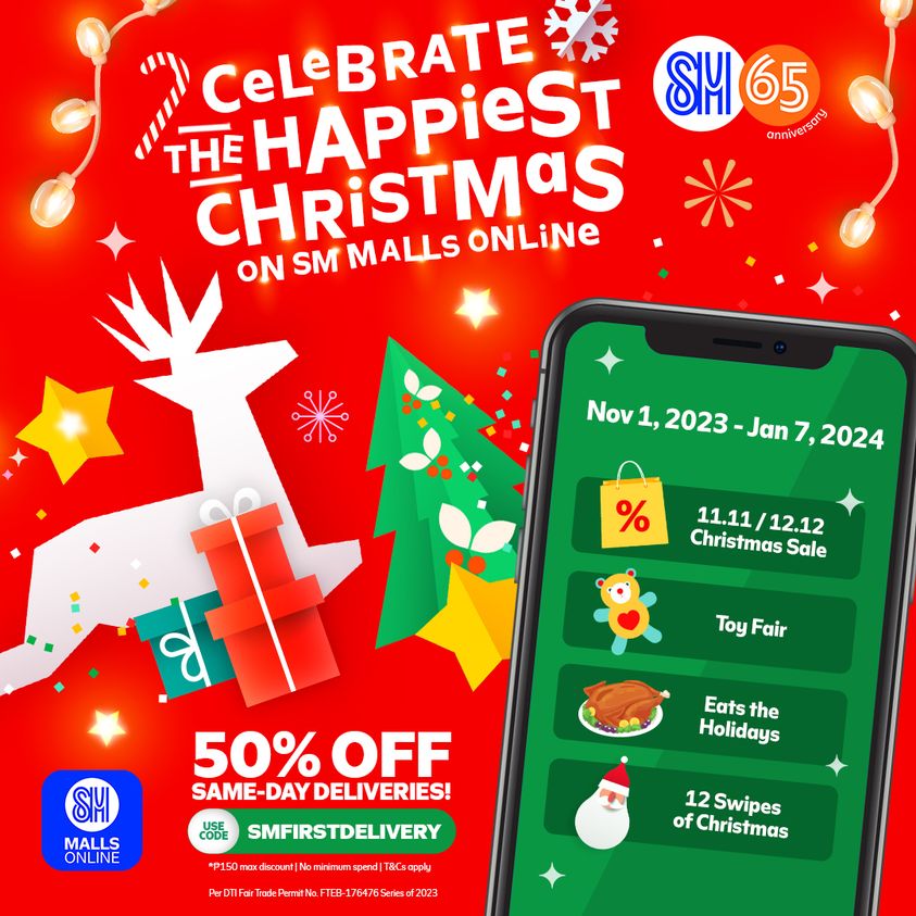 Celebrate the Happiest Christmas on SM Malls Online!
