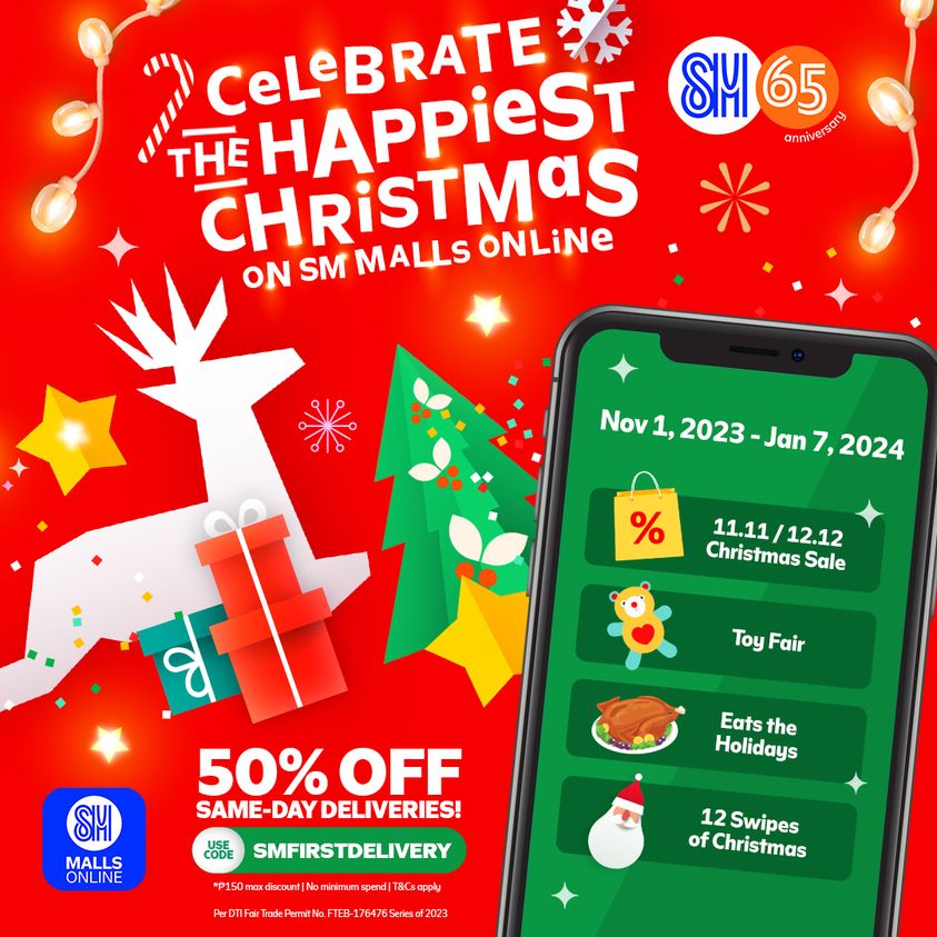 Celebrate the Happiest Christmas on SM Malls Online!
