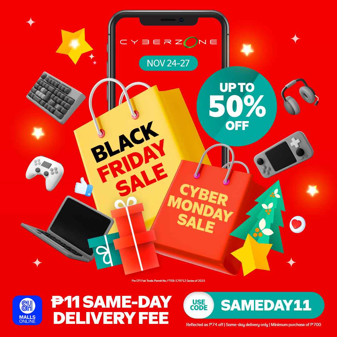 Black Friday Sale and Cyber Monday Sale made awesome with SM Malls Online!