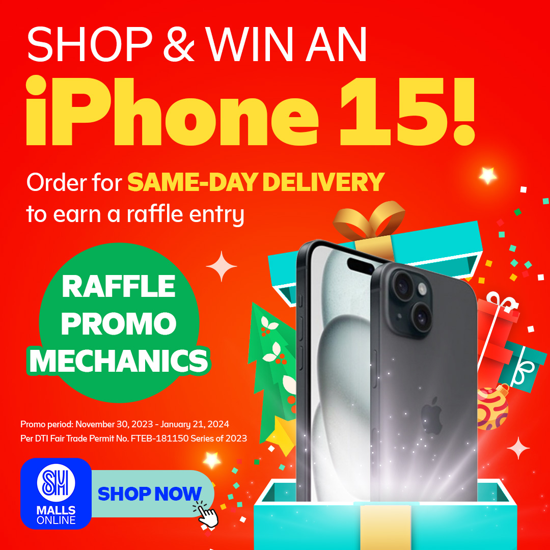 Shop & Win iPhone 15!
