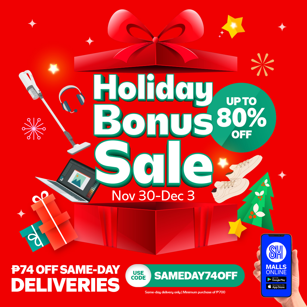 Hello, Holiday Bonus Sale! 🎉