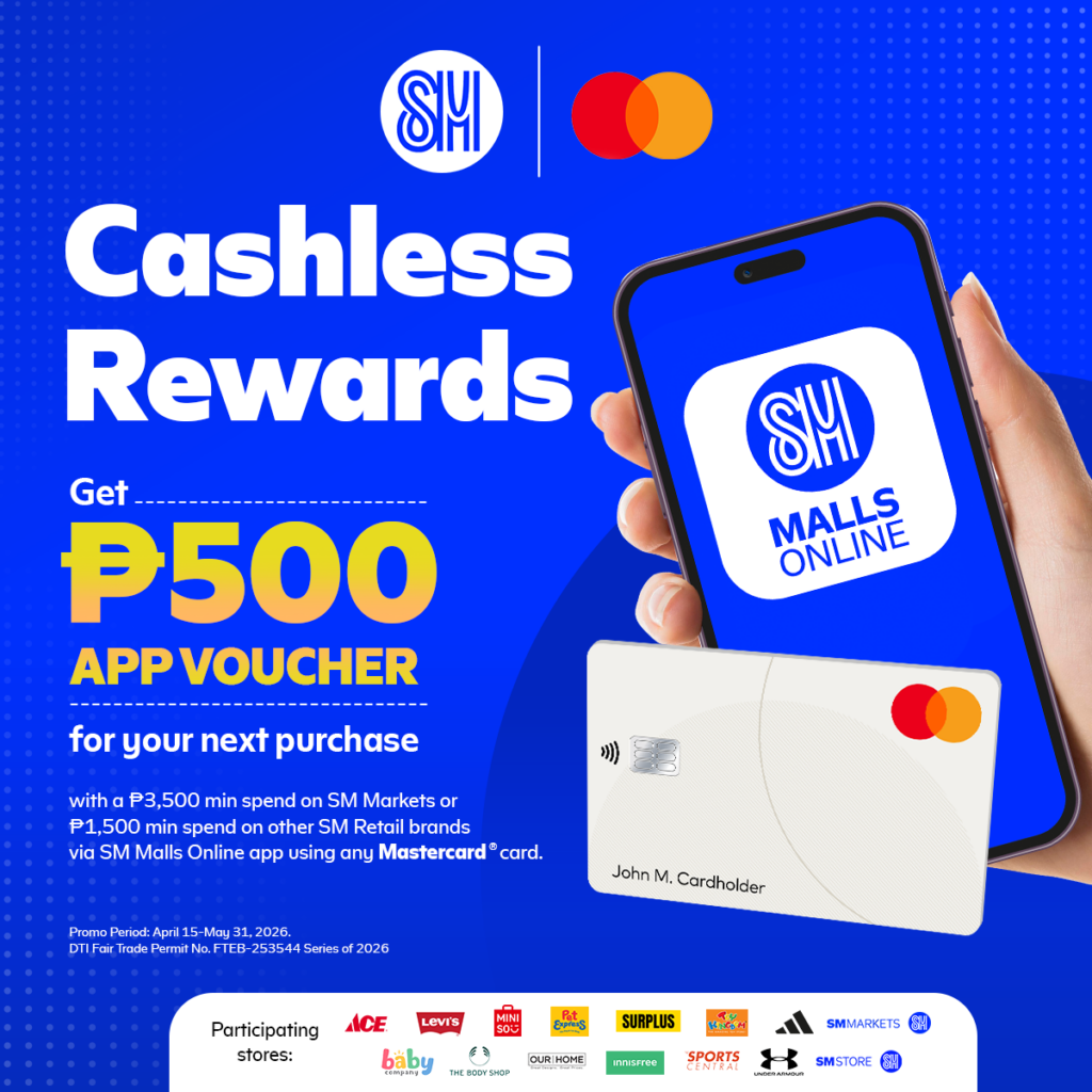 Earn P500 App Credits with Mastercard Cashless Rewards!